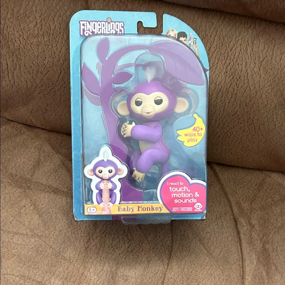 Purple Baby Monkey Toy